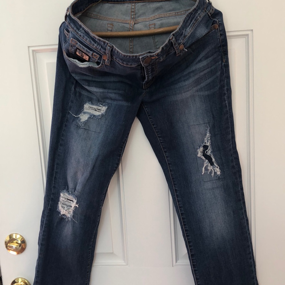 LBJC jeans  Made in America! Cut/slash but lined